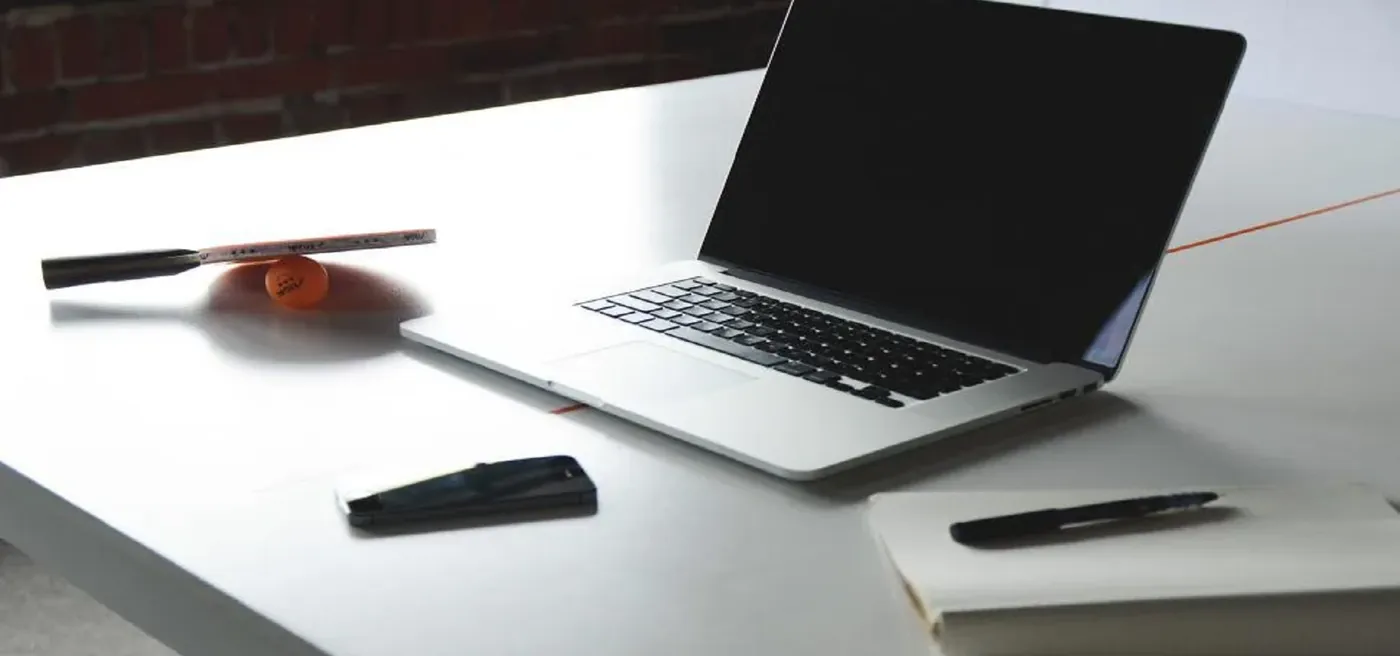 Refurbished laptop on a desk